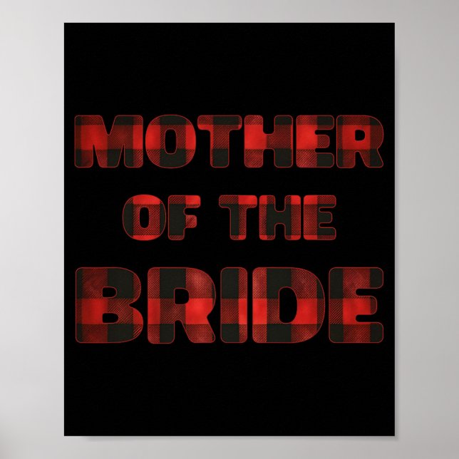 Mother Of The Bride Bachelorette Bridal Shower Buf Poster (Front)