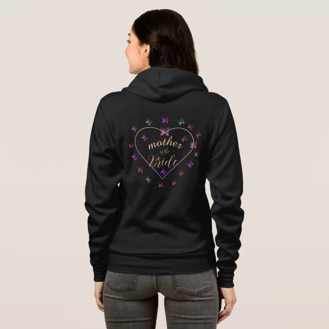 mother of the bride Bachelorette Party T-Shirt Hoodie (Back Full)