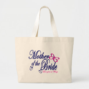 Mother of the Bride/ Butterfly Large Tote Bag