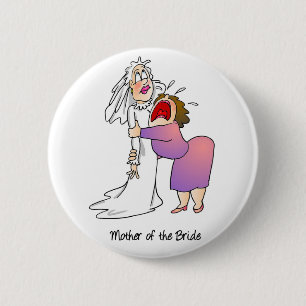 Mother of the Bride button