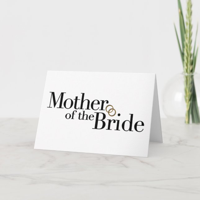 Mother Of The Bride Card (Front)