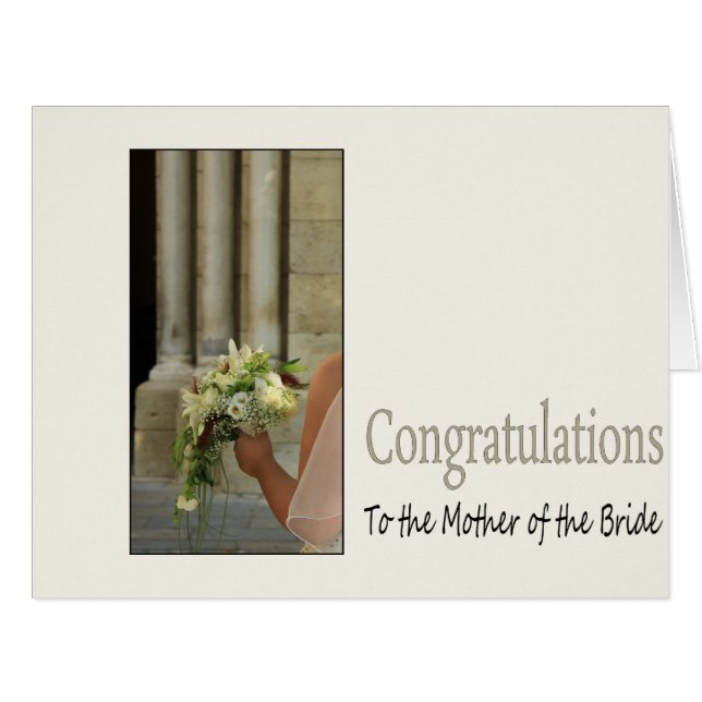 mother of the bride congratulations (Front Horizontal)