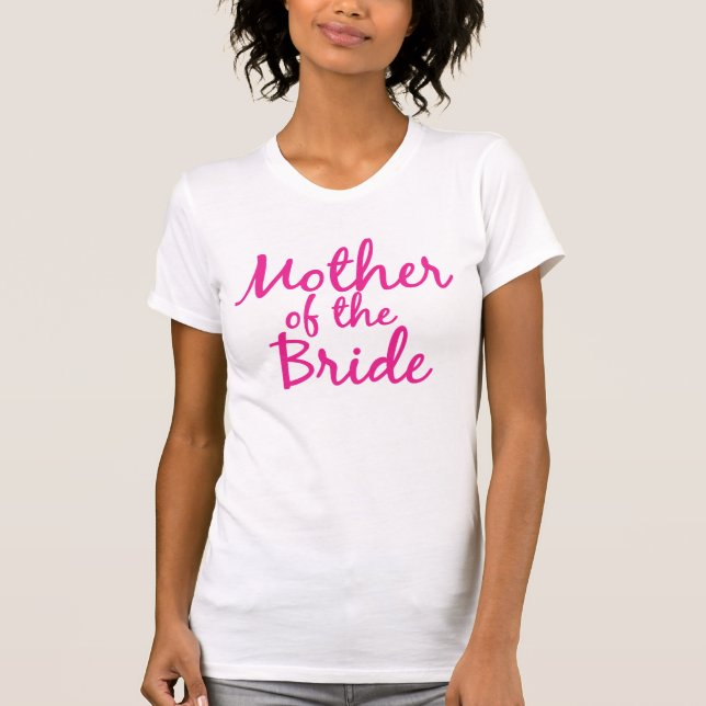 Mother of the Bride Cursive Women's Tee (Front)