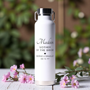 Mother of the Bride Custom Personalised Wedding Water Bottle