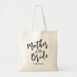  mother of the bride Elegant Calligraphy Tote Bag