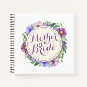 Mother of the Bride Elegant Floral Notebook