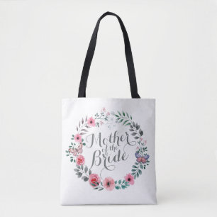 Mother of the Bride Elegant Floral Wedding Tote Ba Bag