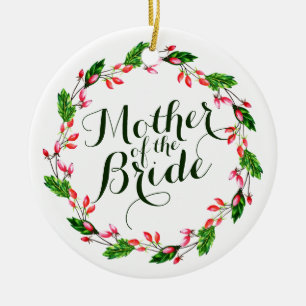 Mother of the Bride Elegant Wedding   Ornament