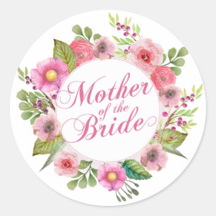 Mother of the Bride Elegant Wedding   Sticker