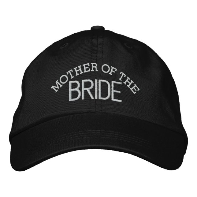 Mother of the BRIDE Embroidered Hat (Front)