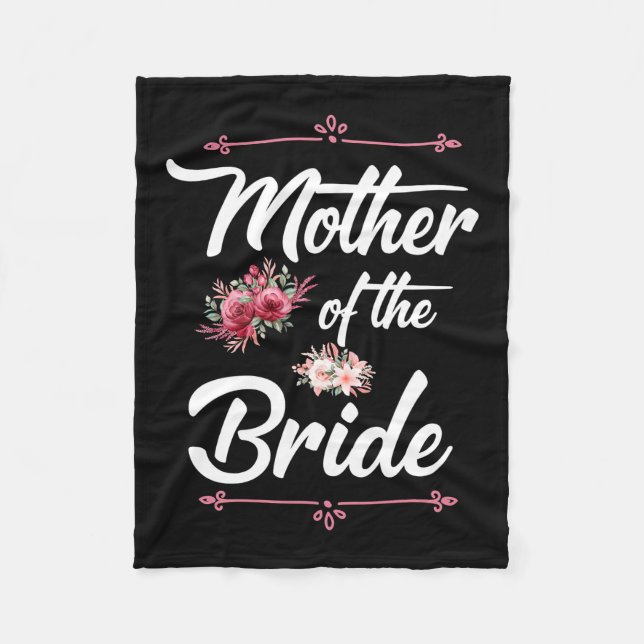 Mother Of The Bride Fleece Blanket (Front)