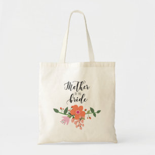 Mother of the Bride Floral Bouquet Tote Bag