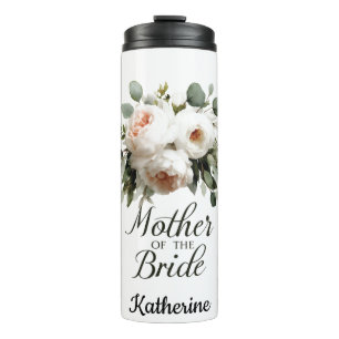 Mother of the Bride Floral Elegant Wedding Design Thermal Tumbler