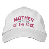 Mother of the Bride Fun Saying Pink on White
