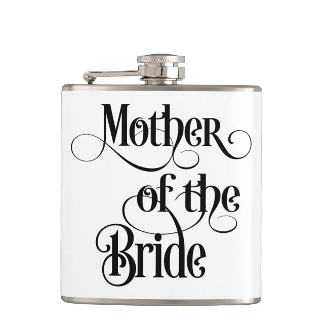 Mother of the Bride Hip Flask (Front)