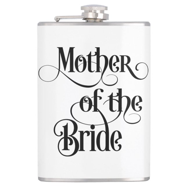 Mother of the Bride Hip Flask (Front)
