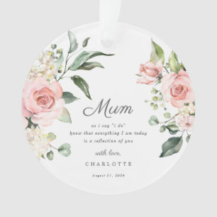 Mother Of The Bride Keepsake Ornament