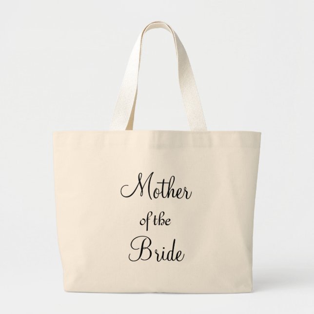 Mother of the Bride Large Tote Bag (Front)