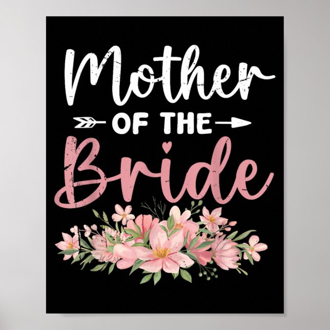 Mother Of The Bride Loved First Bride And Groom Poster (Front)