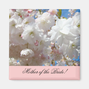 Mother of the Bride magnets Blossom Flowers Pink