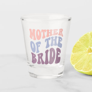 Mother of the Bride Matching Wedding Party Shot Glass
