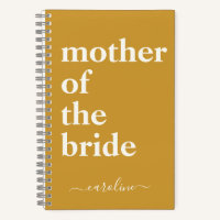 Mother of the Bride Minimalist Modern Name Yellow