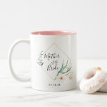 Mother of the Bride Mug | Delicate Spring Floral<br><div class="desc">Celebrate the Mother of the Bride (or customise to say Groom) with this Gorgeous Coffee Mug. This will make a fabulous addition to the wedding party gifts and make your mum or mother-in-law feel very special! Add your custom wording to this design by using the "Edit this design template" boxes...</div>