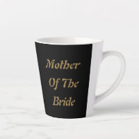 Mother Of The Bride Mum Gold Black Elegant Gift