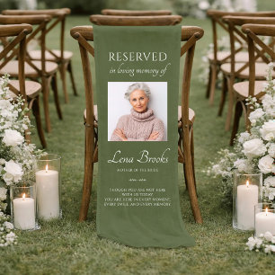 Mother Of The Bride Photo Reserved Linen Wedding Short Table Runner