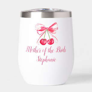 Mother of the Bride Pink Bow Coquette Wedding