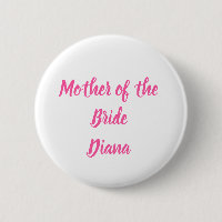 Mother of the Bride Pink Custom Name Gifts Wedding