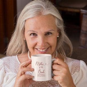 Mother of the Bride Pink Peony Wedding Coffee Mug