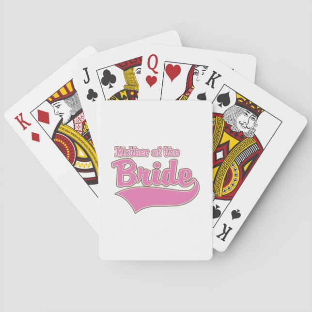 Mother of the Bride Playing Cards (Back)