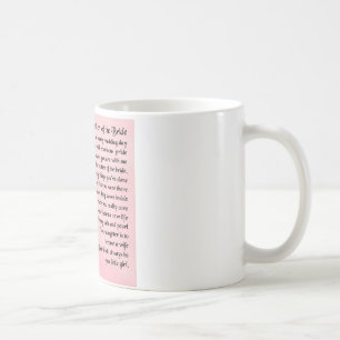 Mother of the Bride Poem - Roses Coffee Mug