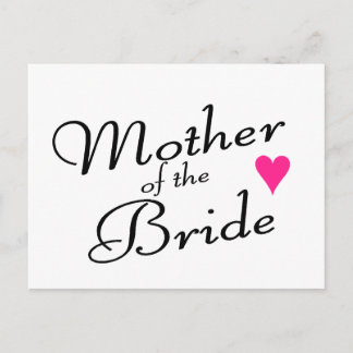 Mother Of The Bride Postcard