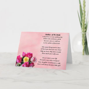 Mother of the Bride - Roses Card