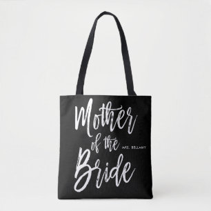 Mother of the Bride Script Style Custom Wedding Tote Bag