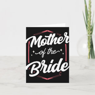 Mother Of The Bride Wedding Bachelorette Party Cut Card