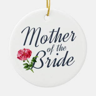 Mother of the Bride Wedding Calligraphy   Ornament