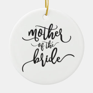 Mother of the Bride Wedding Calligraphy   Ornament