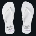 Mother of the Bride Wedding | Flip Flops<br><div class="desc">For further customisation,  please click the "Customise" button and use our design tool to modify this template. If the options are available,  you may change text and image by simply clicking on "Edit/Remove Text or Image Here" and add your own. Designed by Freepik.</div>