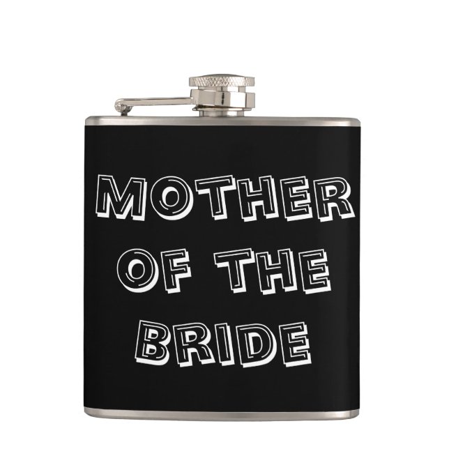 Mother of the Bride | Wedding Hip Flask (Front)