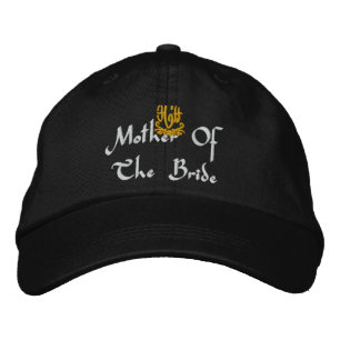 Mother Of The Bride Wedding I Brown Embroidered Hat