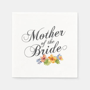 Mother of the Bride Wedding Napkin