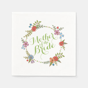 Mother of the Bride Wedding Napkin