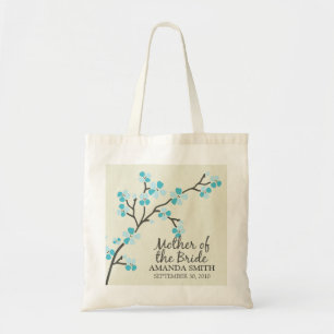 Mother of the Bride Wedding Party Gift Bag (aqua)