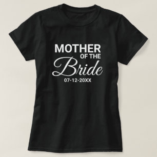 Mother of the Bride Wedding Party Matching Family T-Shirt