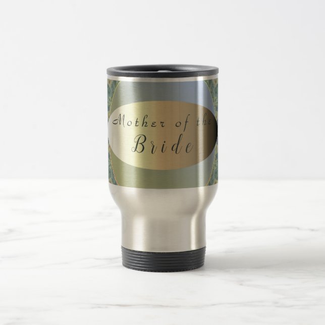 "Mother of the Bride" Wedding Party Travel Mug (Center)