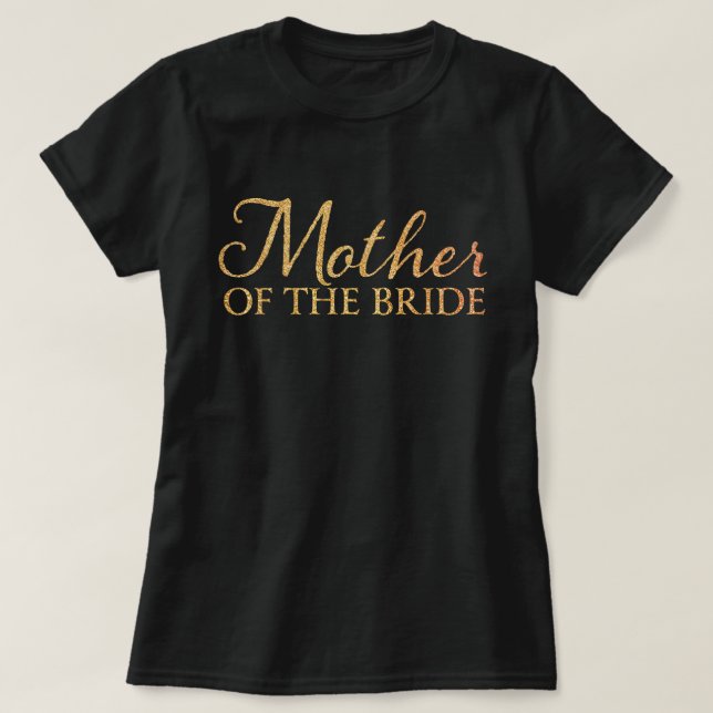 Mother of the Bride Wedding t shirts (Design Front)