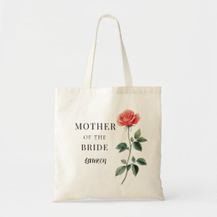 Mother of the Bride with Custom Name Tote Bag